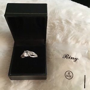 Sterling silver/CZ Ring